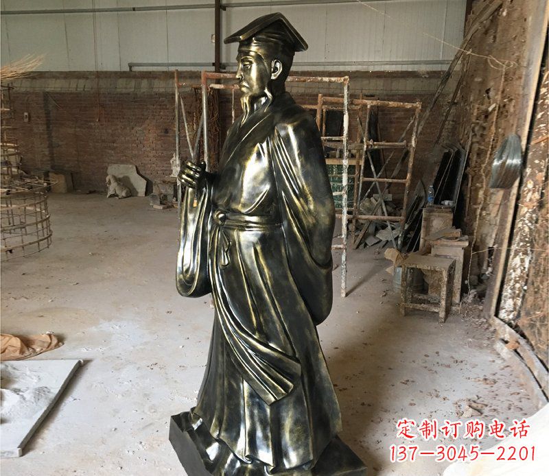 山西千古经典——代表古代艺术审美的王羲之雕塑