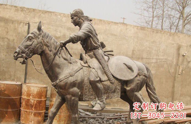 山西古代战马铜雕塑,为您定制灵动雄壮的艺术品