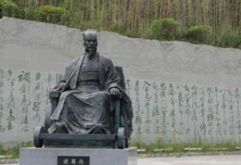 山西古典诸葛亮雕塑