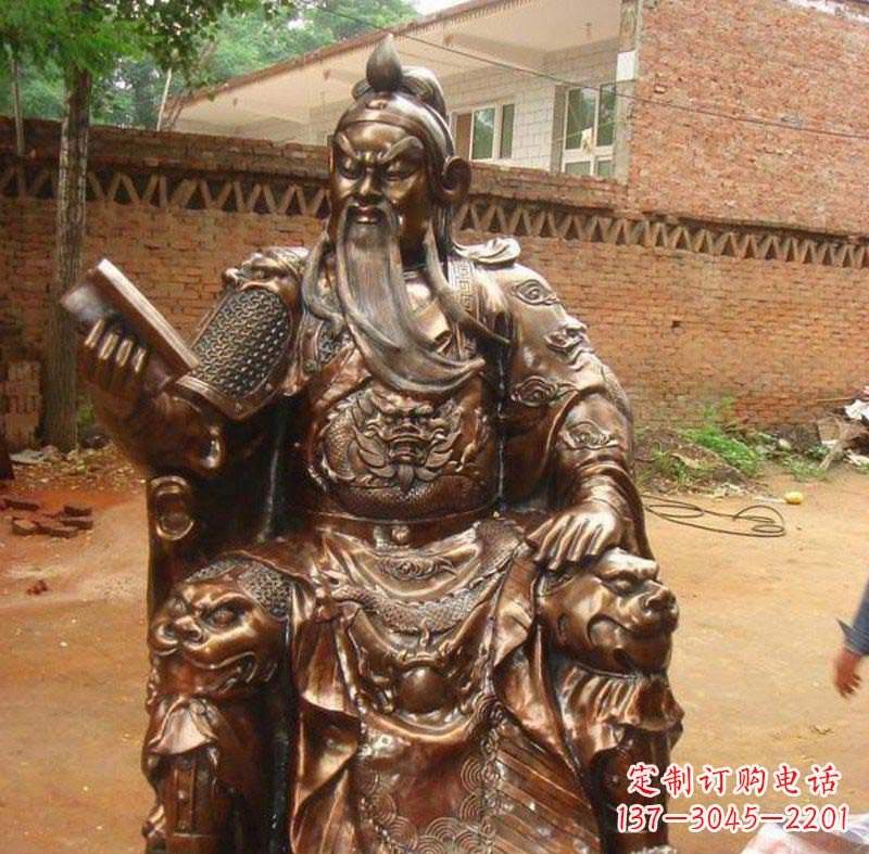 山西天下英雄,关公雕塑