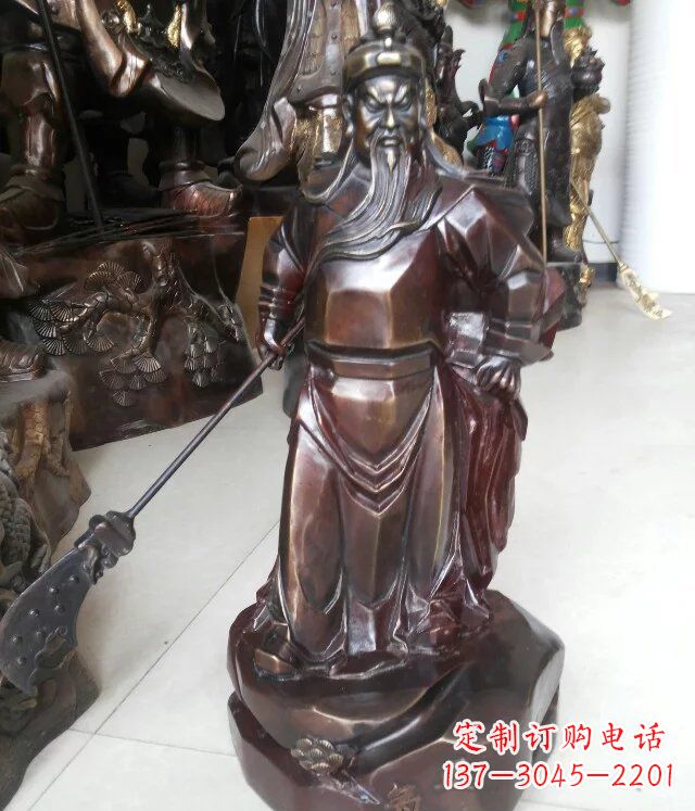 山西中领雕塑&关公铜雕