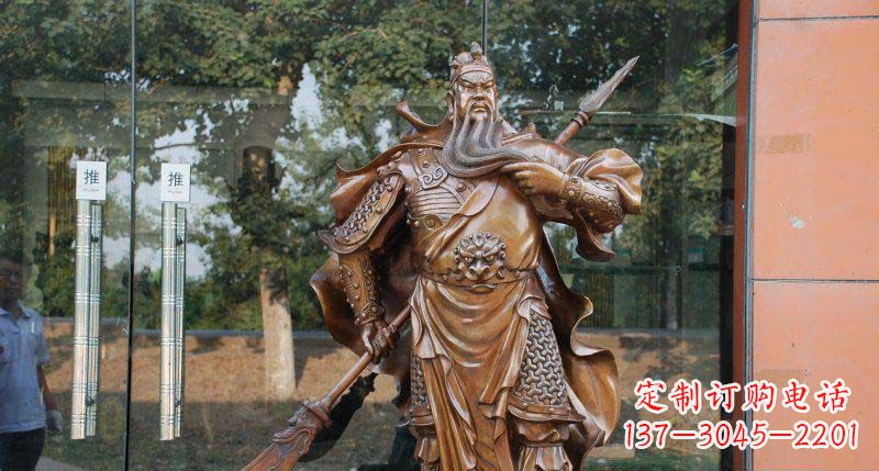 山西关公古代人物铜雕