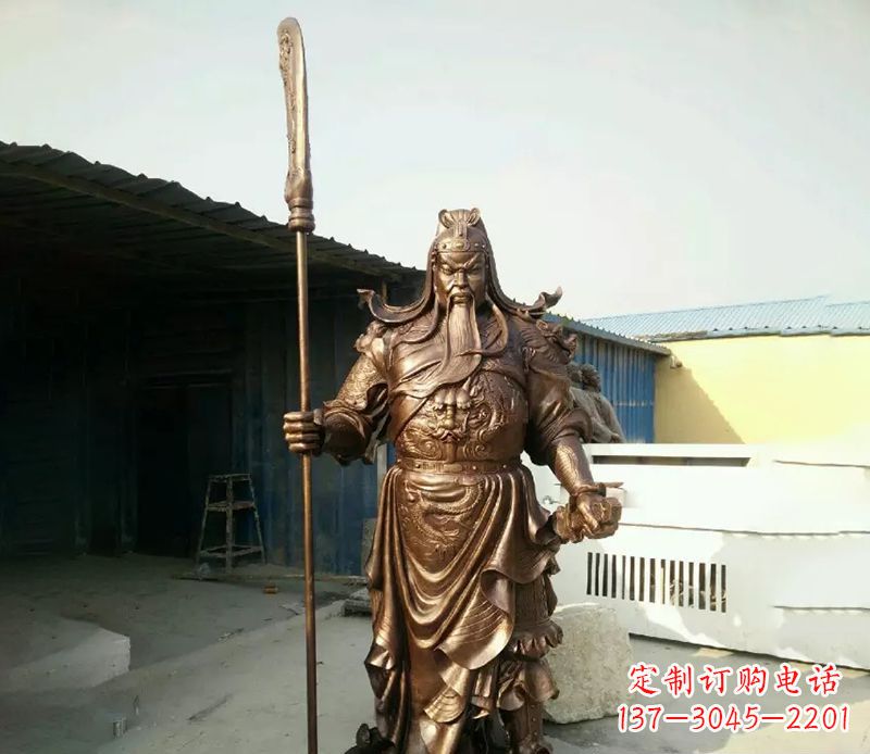 山西关公人物铜雕