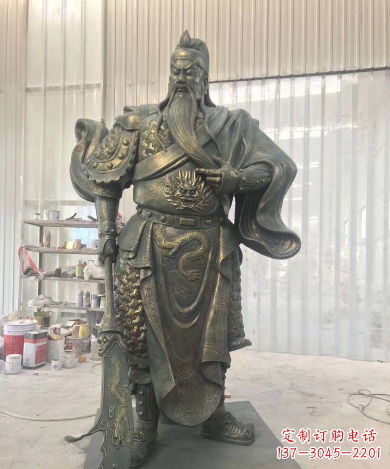 山西关公人物铜雕12