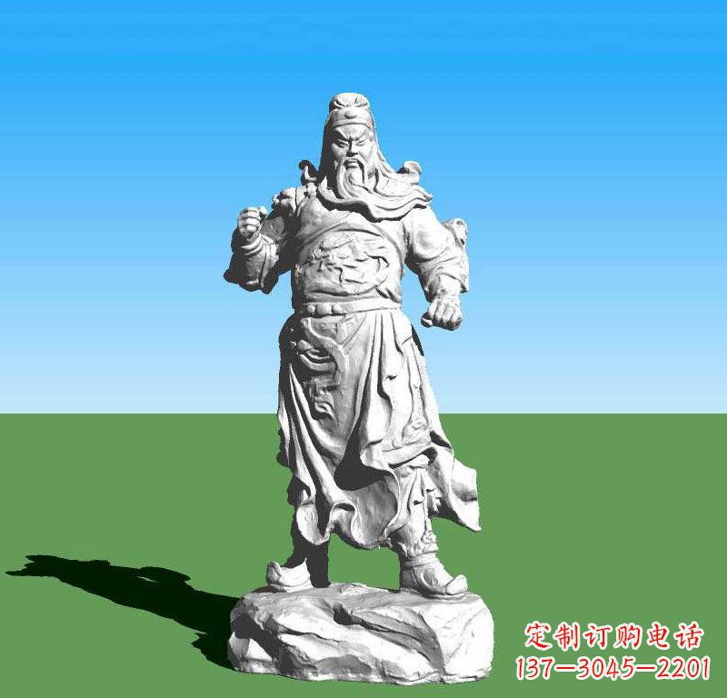 山西关云长关羽雕塑,让关羽永驻古代