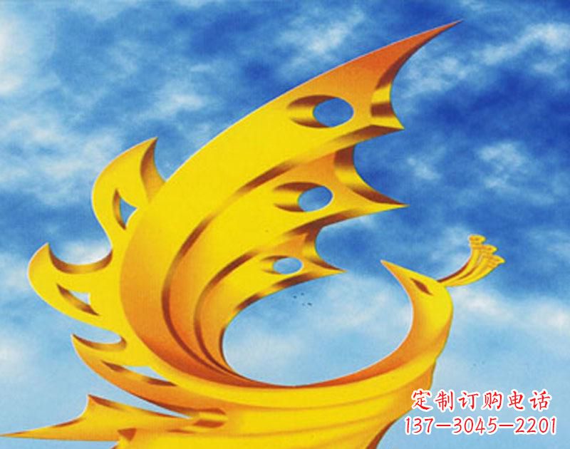 山西欣赏高贵凤凰雕塑