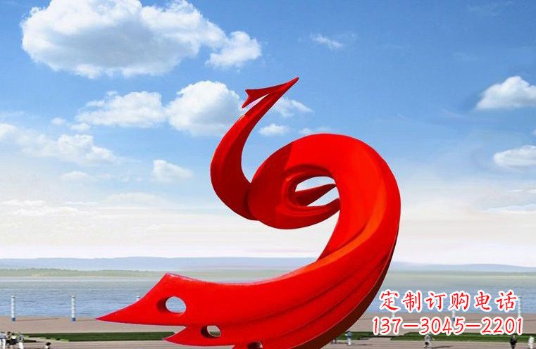 山西广场不锈钢抽象凤凰222