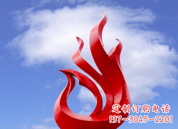 山西广场不锈钢凤凰雕塑 (2)