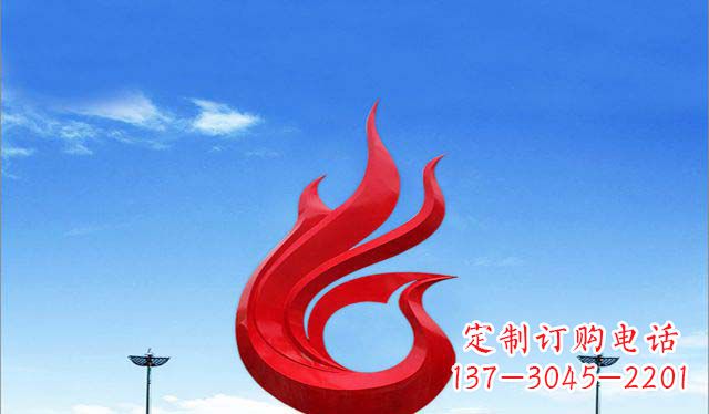 山西优雅定制,高贵不锈钢凤凰雕塑