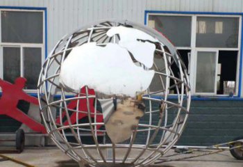 山西中领雕塑制作专业不锈钢地球仪景观雕塑