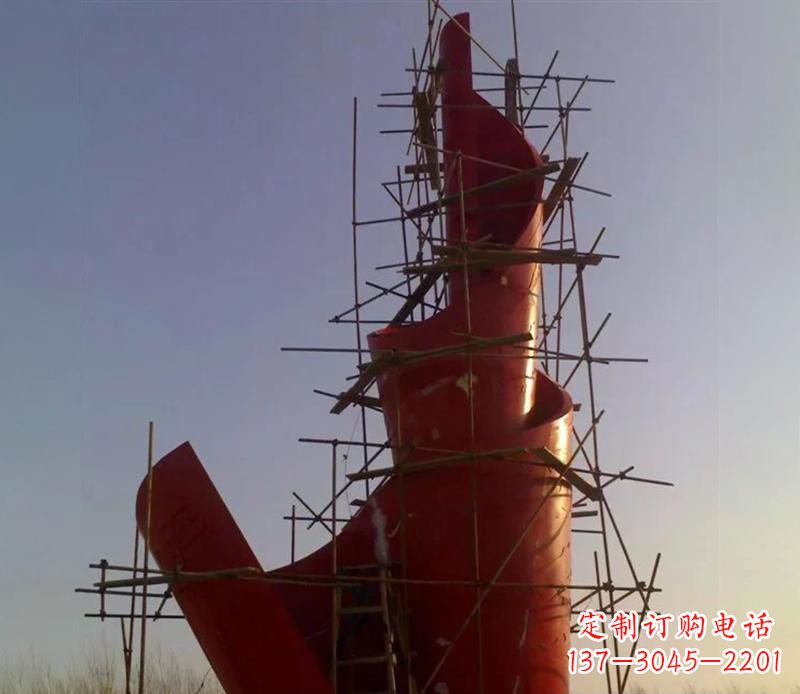 山西广场不锈钢火炬景观雕塑