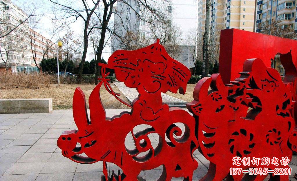 山西超乎想象的精致牧童雕塑