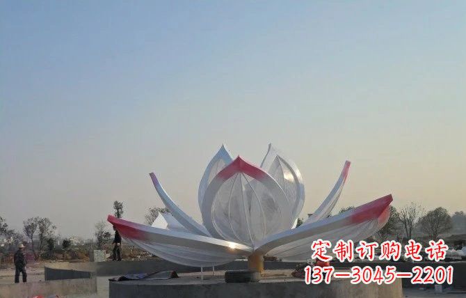 山西广场不锈钢莲花
