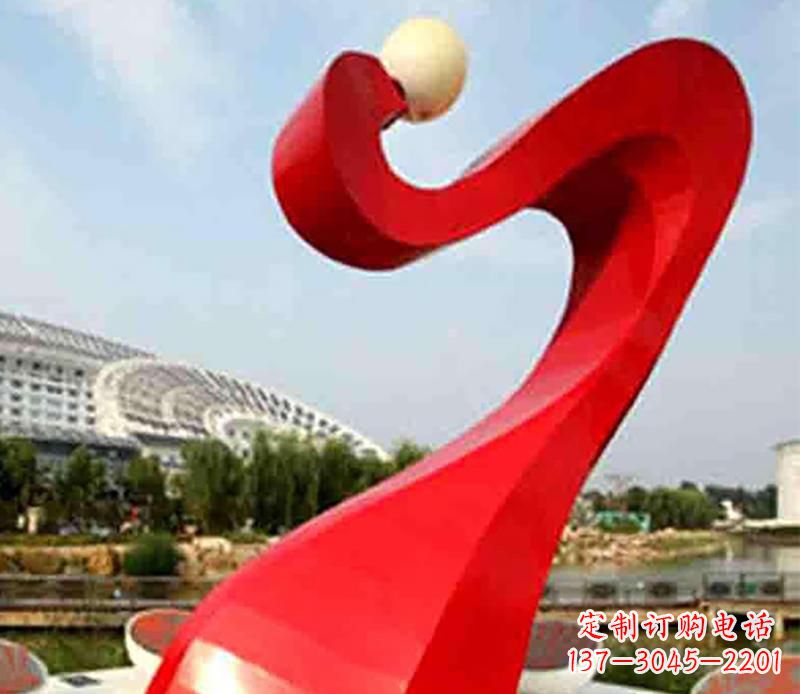 山西不锈钢飘带景观雕塑，重新定义型格空间