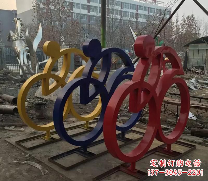 山西中领雕塑推出的自行车雕塑是一件别具一格的…