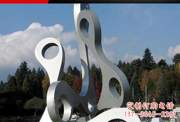 山西专业定制不锈钢字母景观雕塑