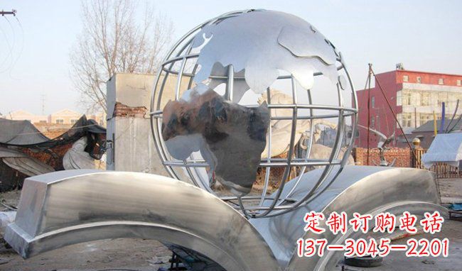 山西艺术地球,传承贵族气派的不锈钢雕塑