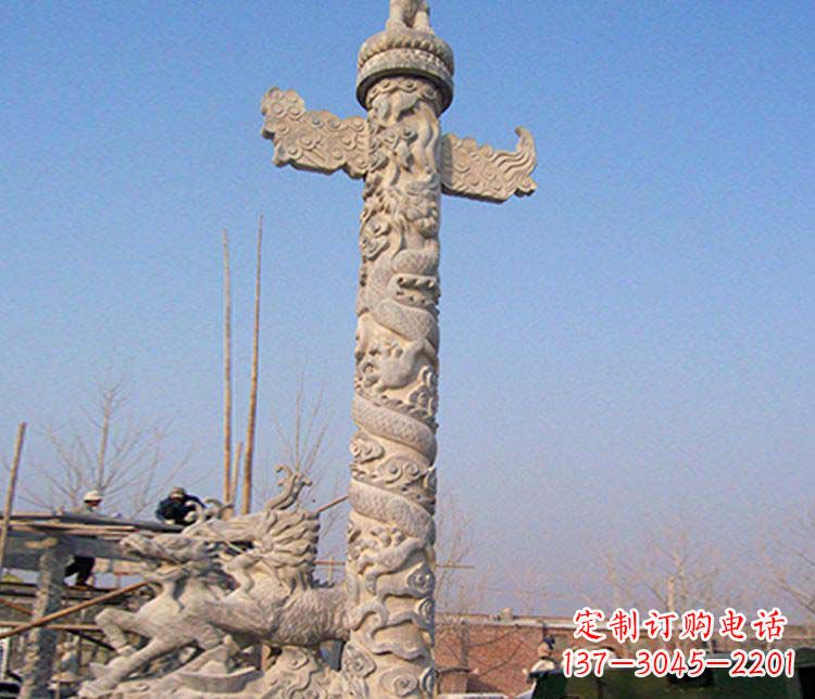 山西品质精美华表景观石雕
