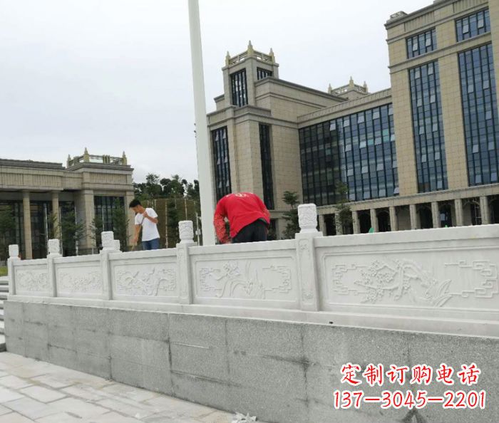 山西精美大理石栏板雕塑