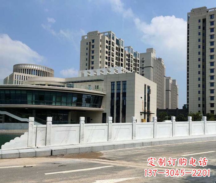 山西享受精美的广场景观大理石栏板雕塑