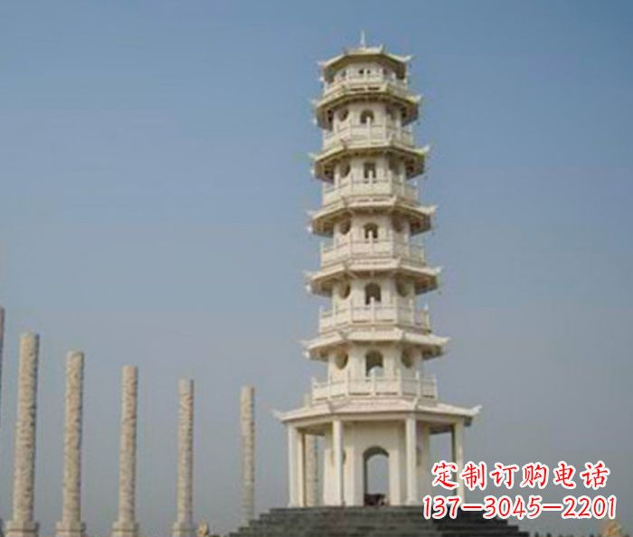 山西多层宝塔石雕:极致精美的雕塑艺术