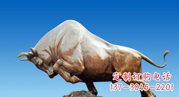 山西广场开荒拓荒牛铜雕