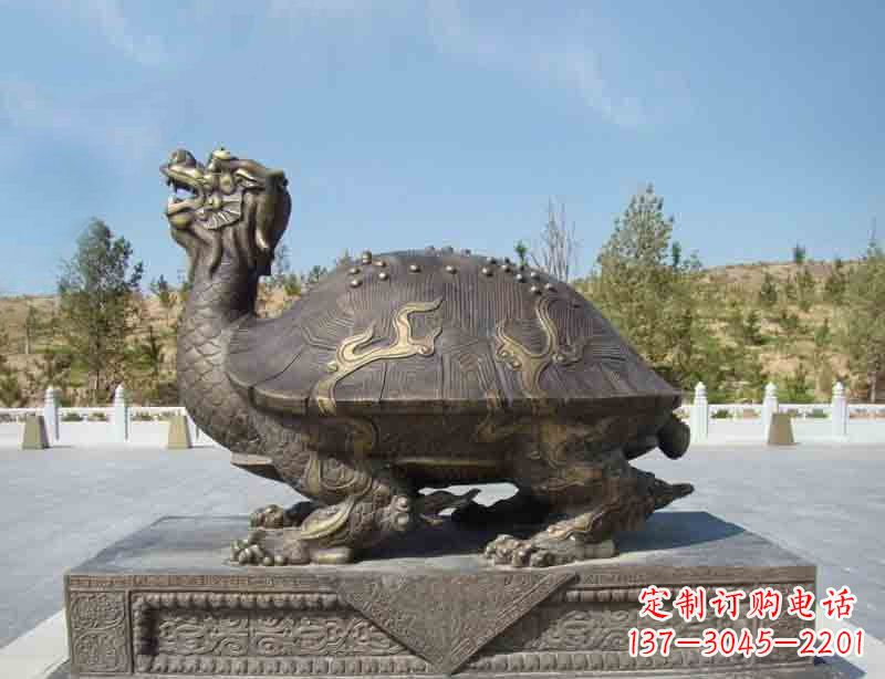 山西我们中领雕塑特制的精美广场青铜龙雕塑