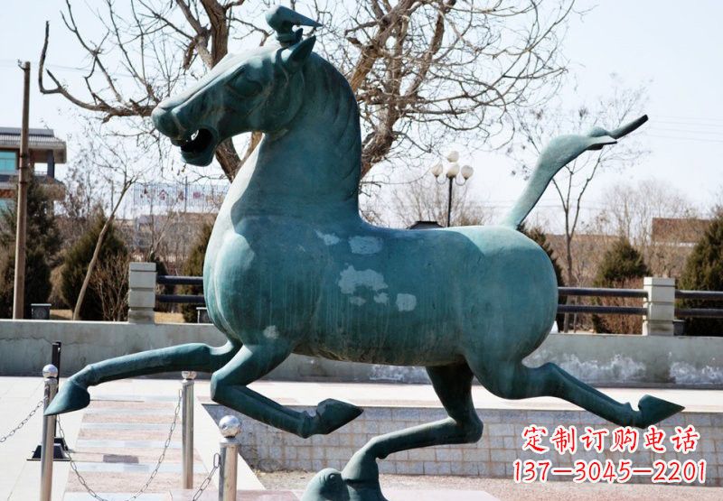 山西艺术品马踏飞燕铜雕塑