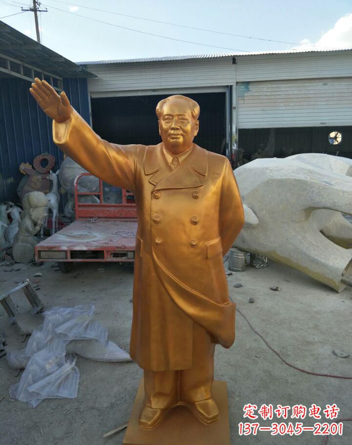 山西毛主席铜雕——定制精美大型雕塑