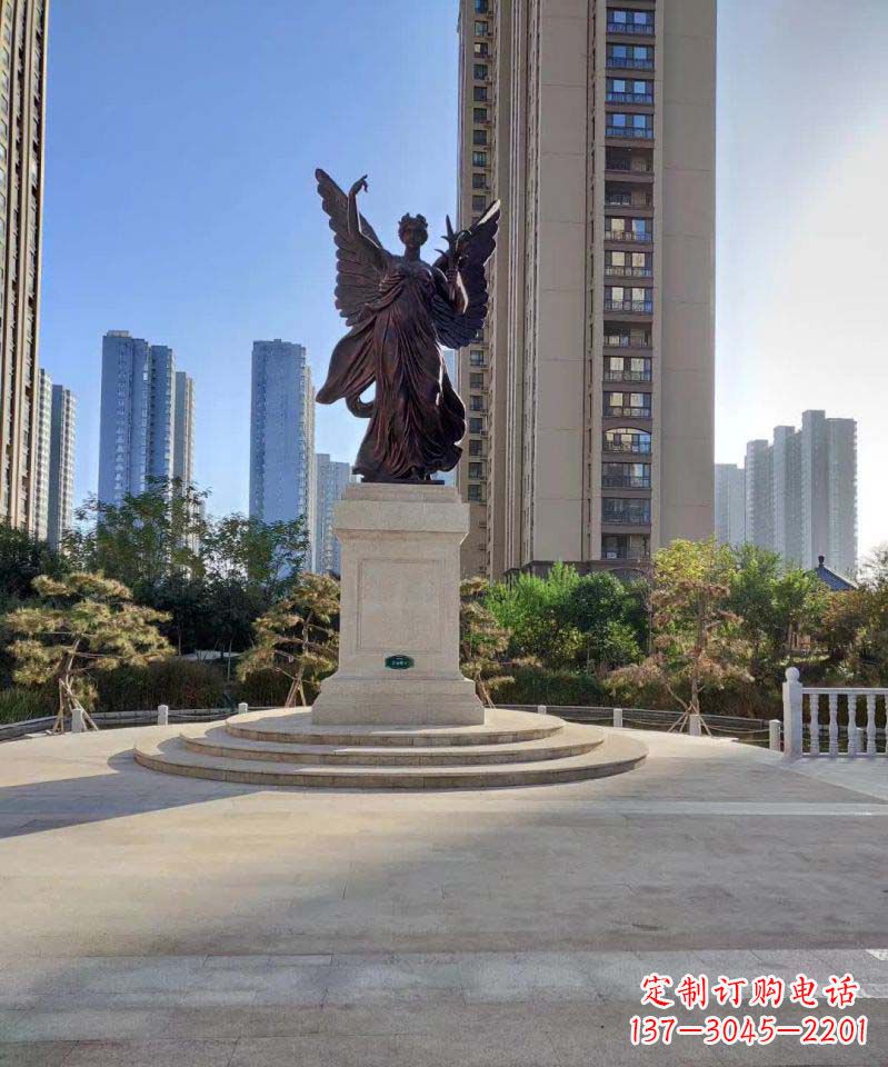 山西中领雕塑:精致的女神铜雕