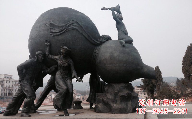 山西皇家感觉,海量葫芦雕塑,满足你的高端定制需求