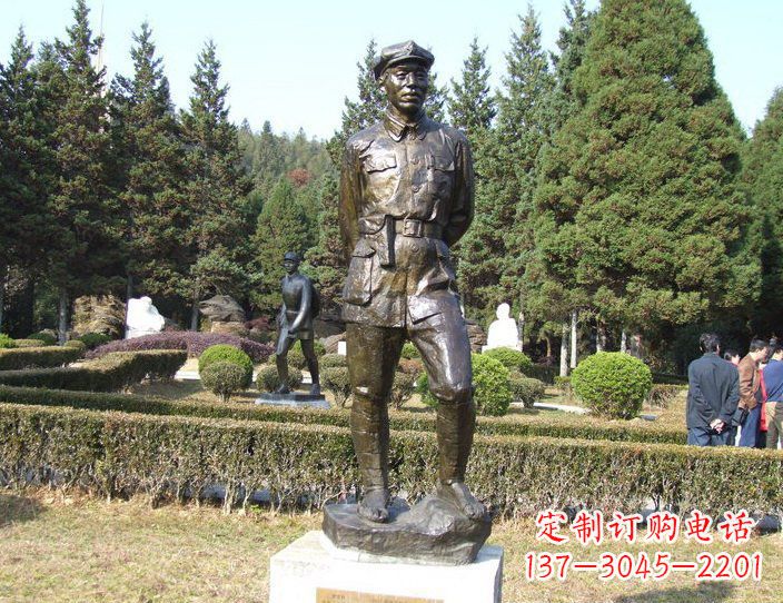 山西铜雕解放军战士,荣誉的象征
