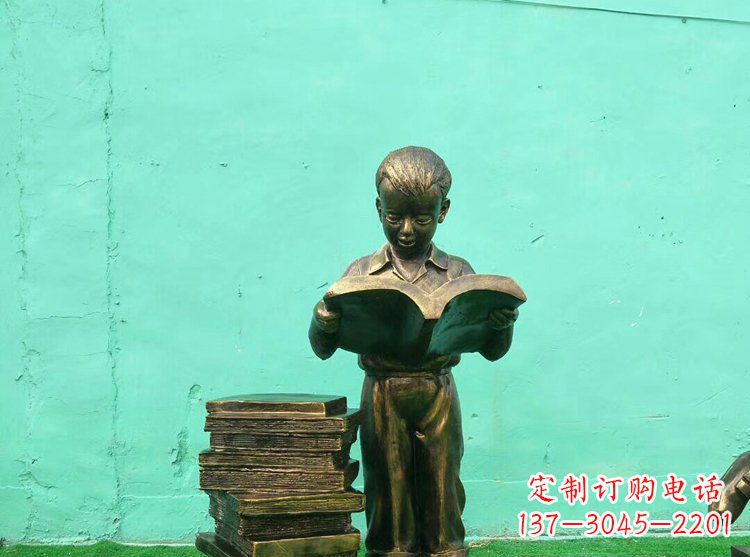 山西精致可爱的小孩雕塑