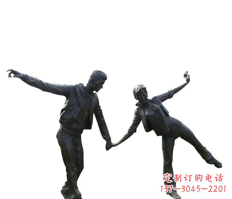 山西铜恋人雕塑,完美呈现浪漫爱情