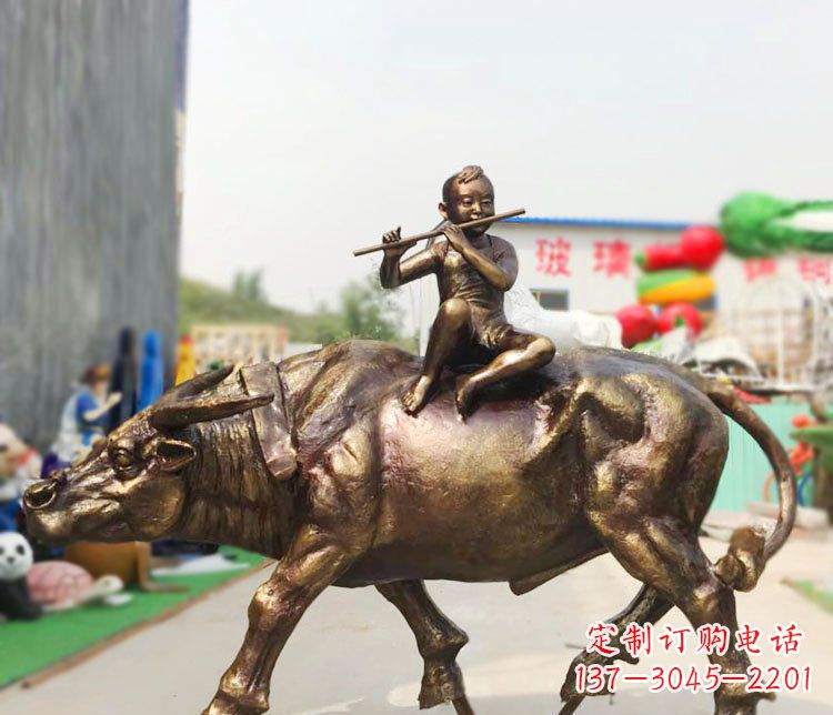 山西牧童铜雕:唤醒温暖的旅程