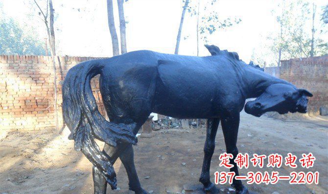 山西中领雕塑,马出奇制——铜马动物铜雕