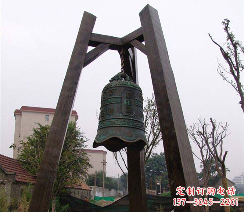 山西大型铜钟雕塑——倍受关注的雕塑定制品