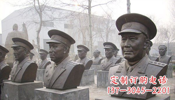 山西广场伟人头像人物铜雕