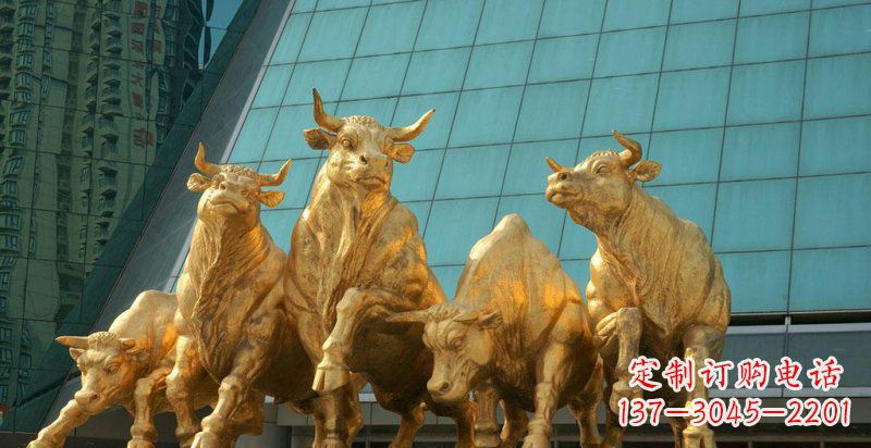 山西五牛铜雕,装点你的家居空间
