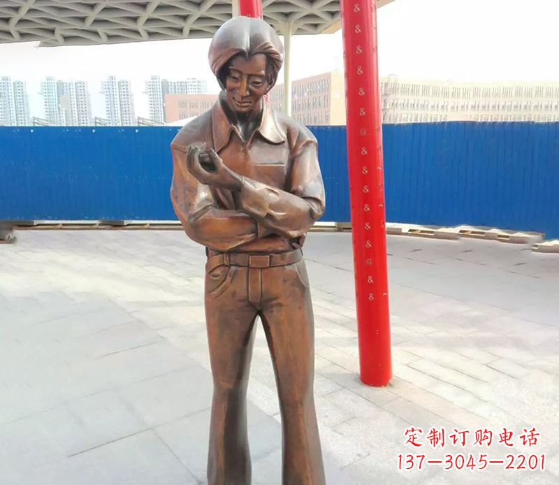 山西中领雕塑的女性人物铜雕