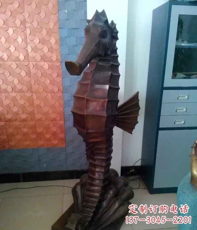山西海马铸铜动物雕塑,品质保证