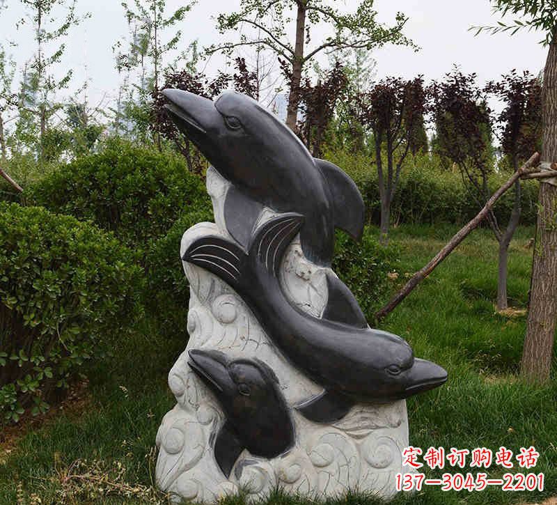 山西海豚石浮雕