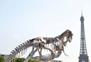 山西精美不锈钢恐龙雕塑