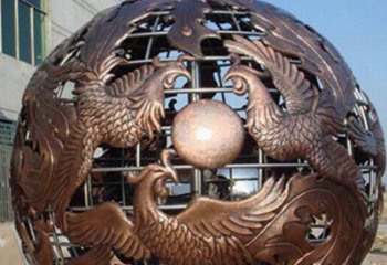 山西中领雕塑定制经典龙凤雕塑；