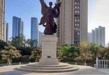 山西中领雕塑：精致的女神铜雕