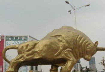 山西拓荒牛铜雕塑-充满历史气息的精美雕塑