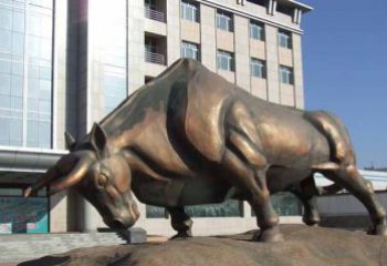山西拓荒牛铜雕塑——将历史传承到现代