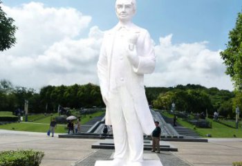 山西爱迪生公园广场世界名人石雕塑