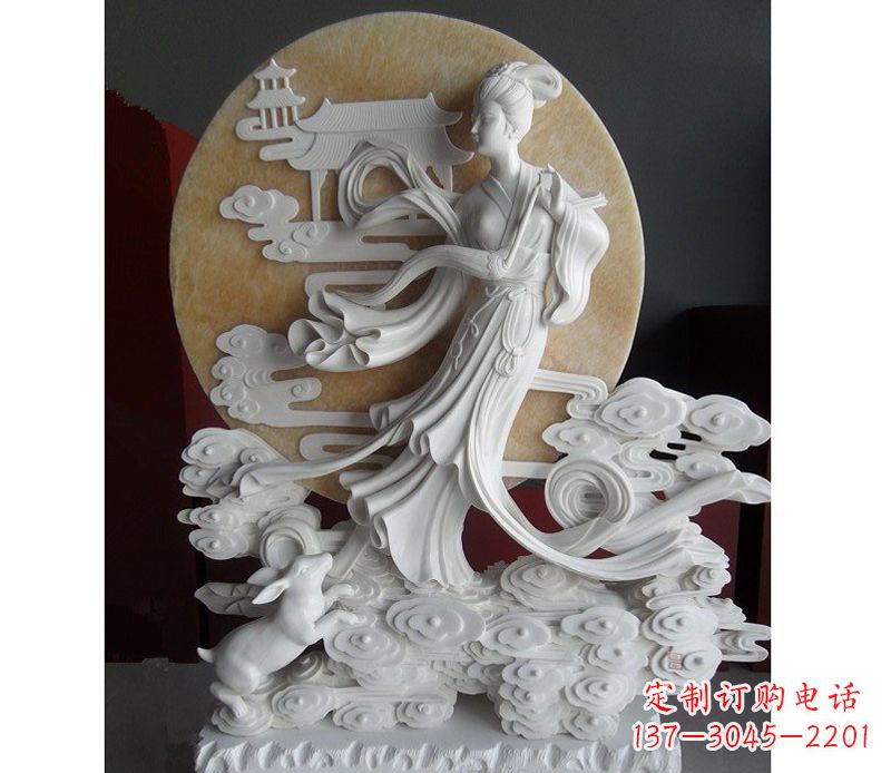 山西汉白玉雕塑,传承神话传奇