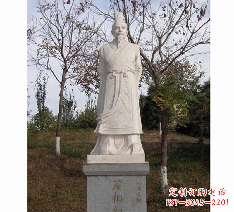 山西领雕塑:精致古代名人石雕